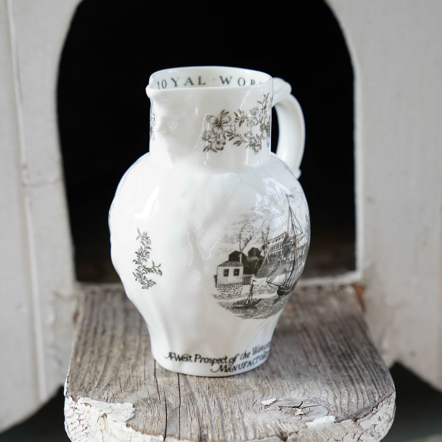 English Vintage Royal Worcester Commemorative Jug