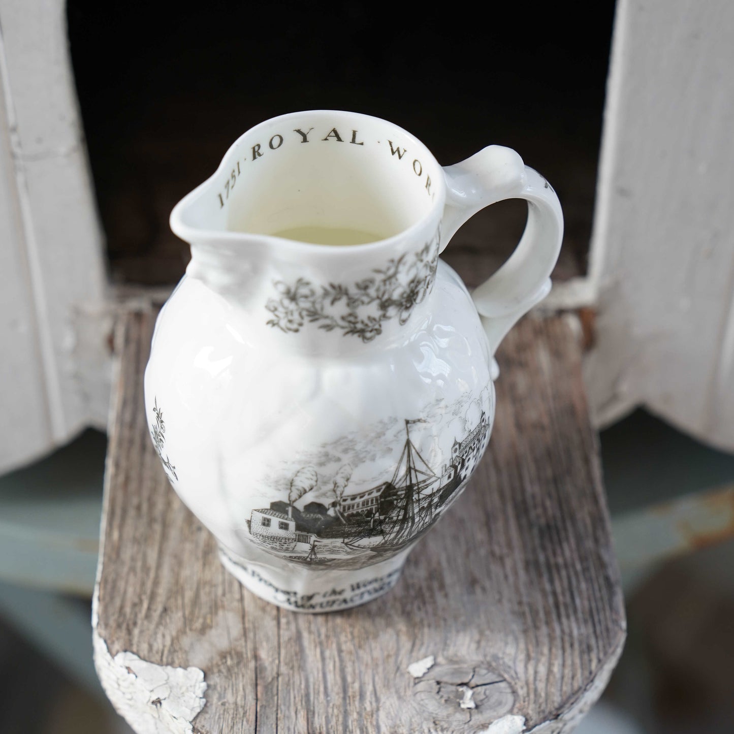 English Vintage Royal Worcester Commemorative Jug