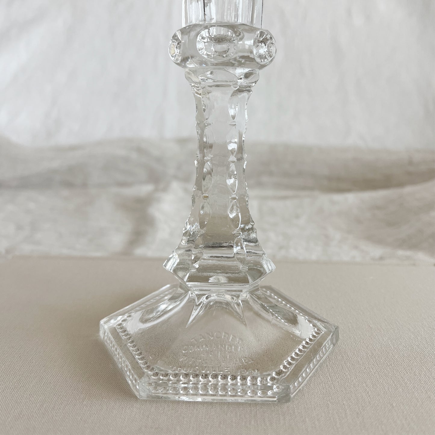Antique Knights Templar Louisville 1901 Pittsburgh PA Candlestick Holder