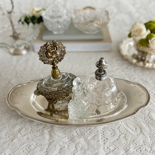 Antique Oneida Silver-Plated Serving Tray