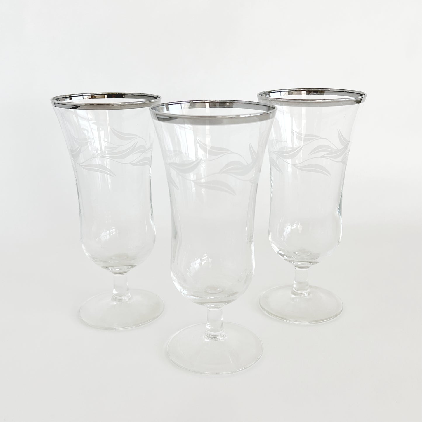 Vintage Nasco Paris Night Glassware Parfait Glass, set of 3