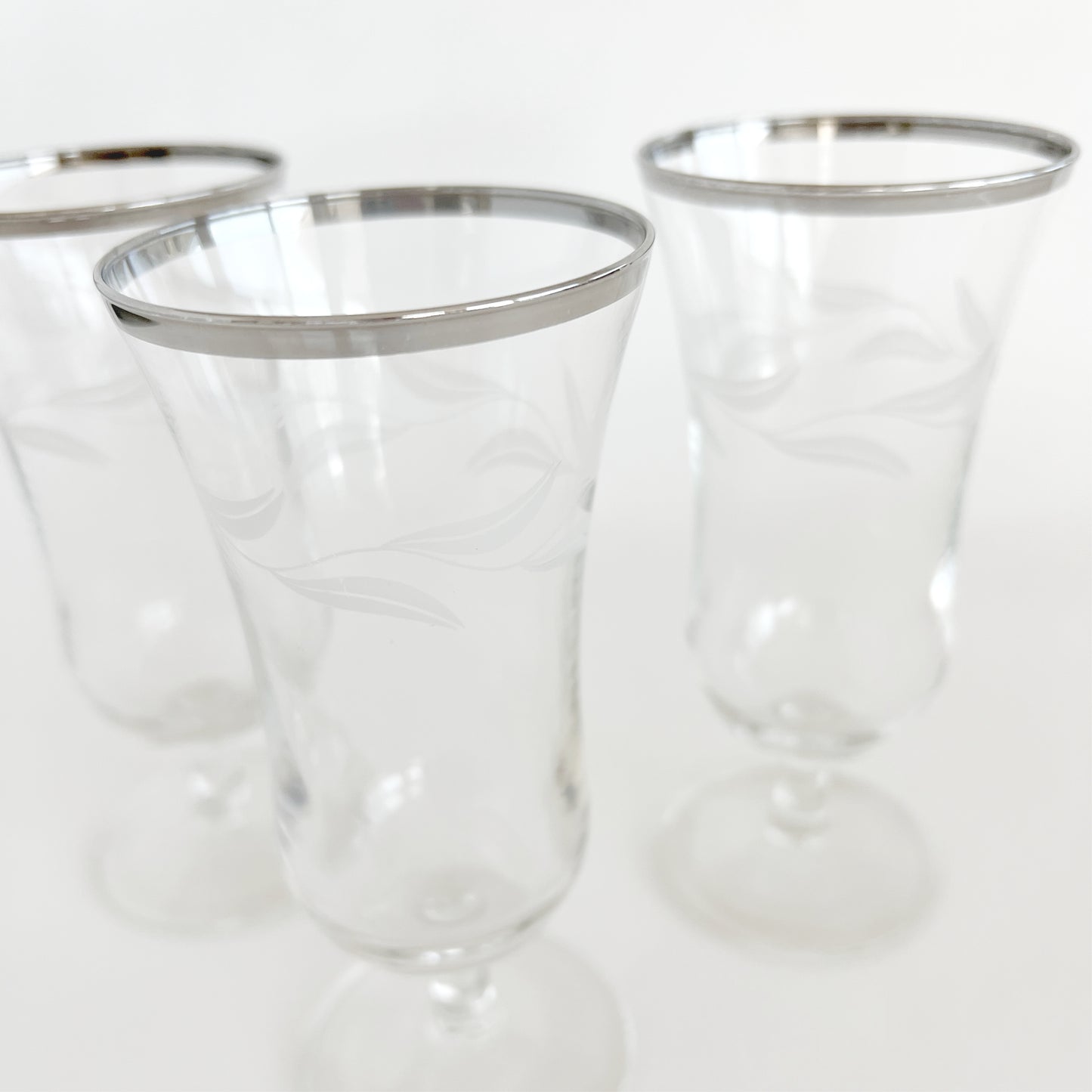 Vintage Nasco Paris Night Glassware Parfait Glass, set of 3