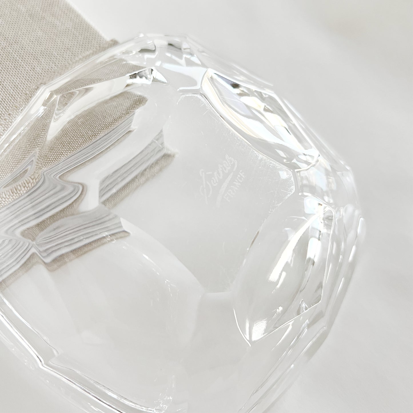 Vintage French Cristal De Sevres Small Dessert Bowl