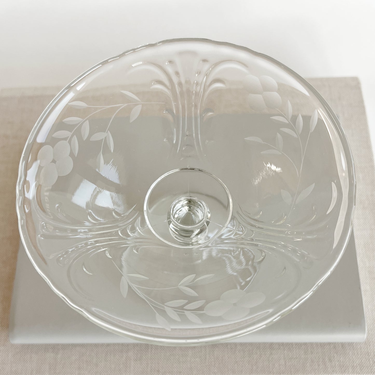 Vintage Imperial Glass Compote