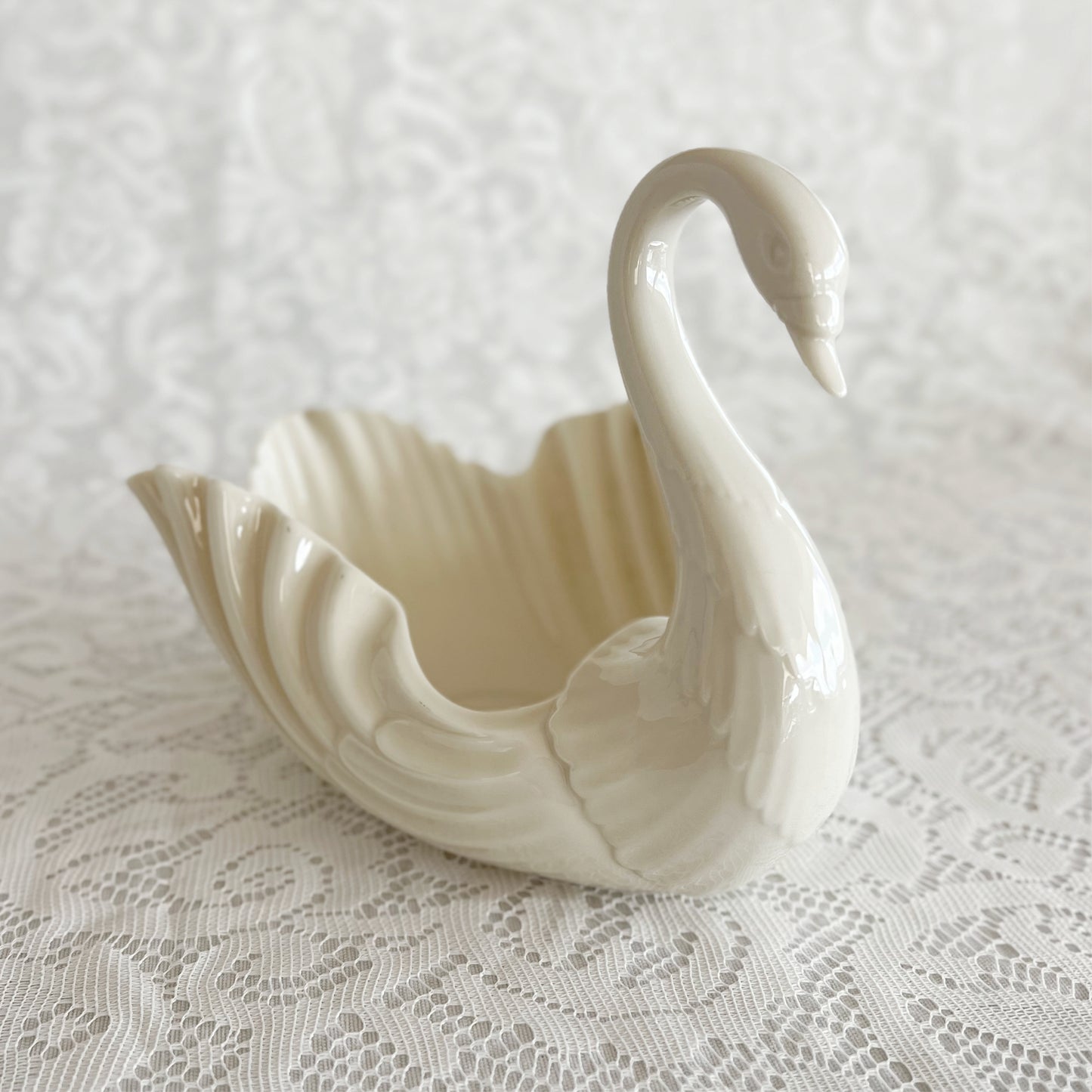 Vintage Large Lenox Swan Bowl
