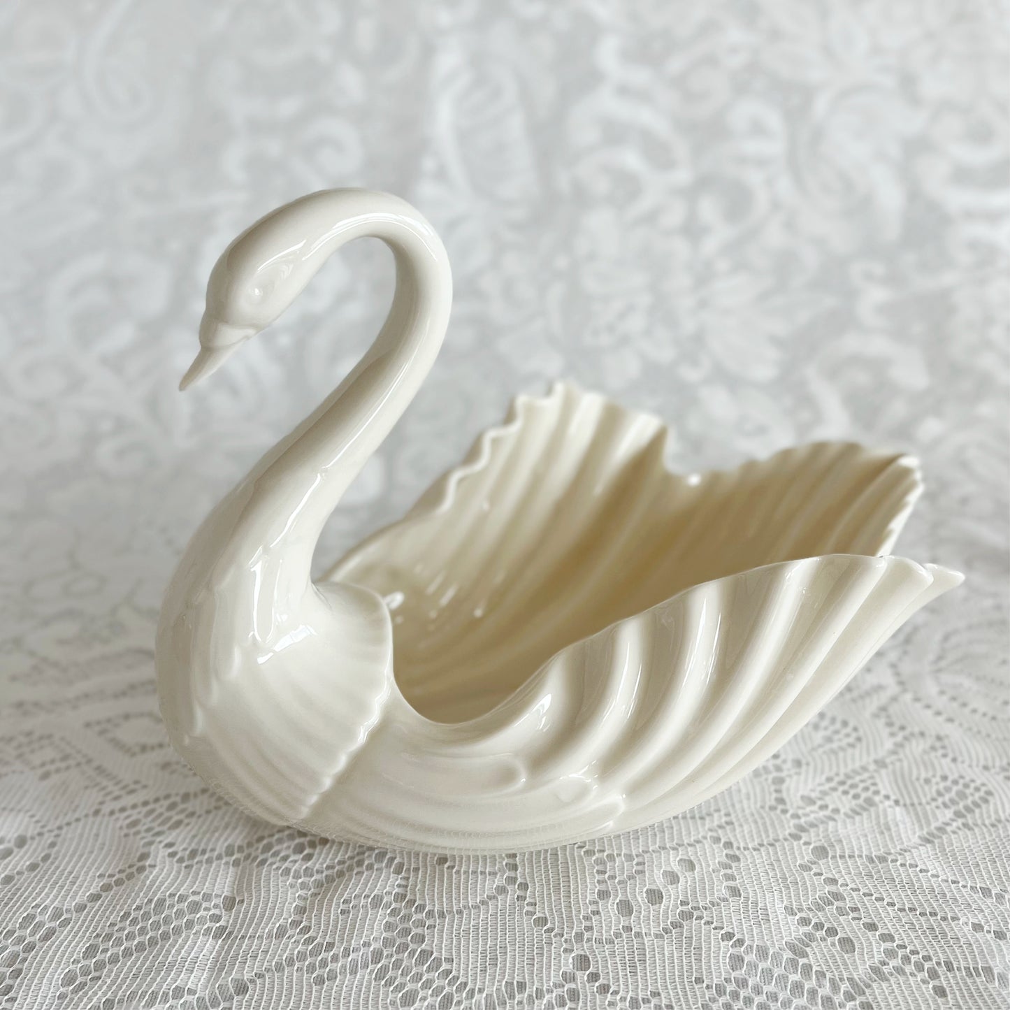 Vintage Large Lenox Swan Bowl