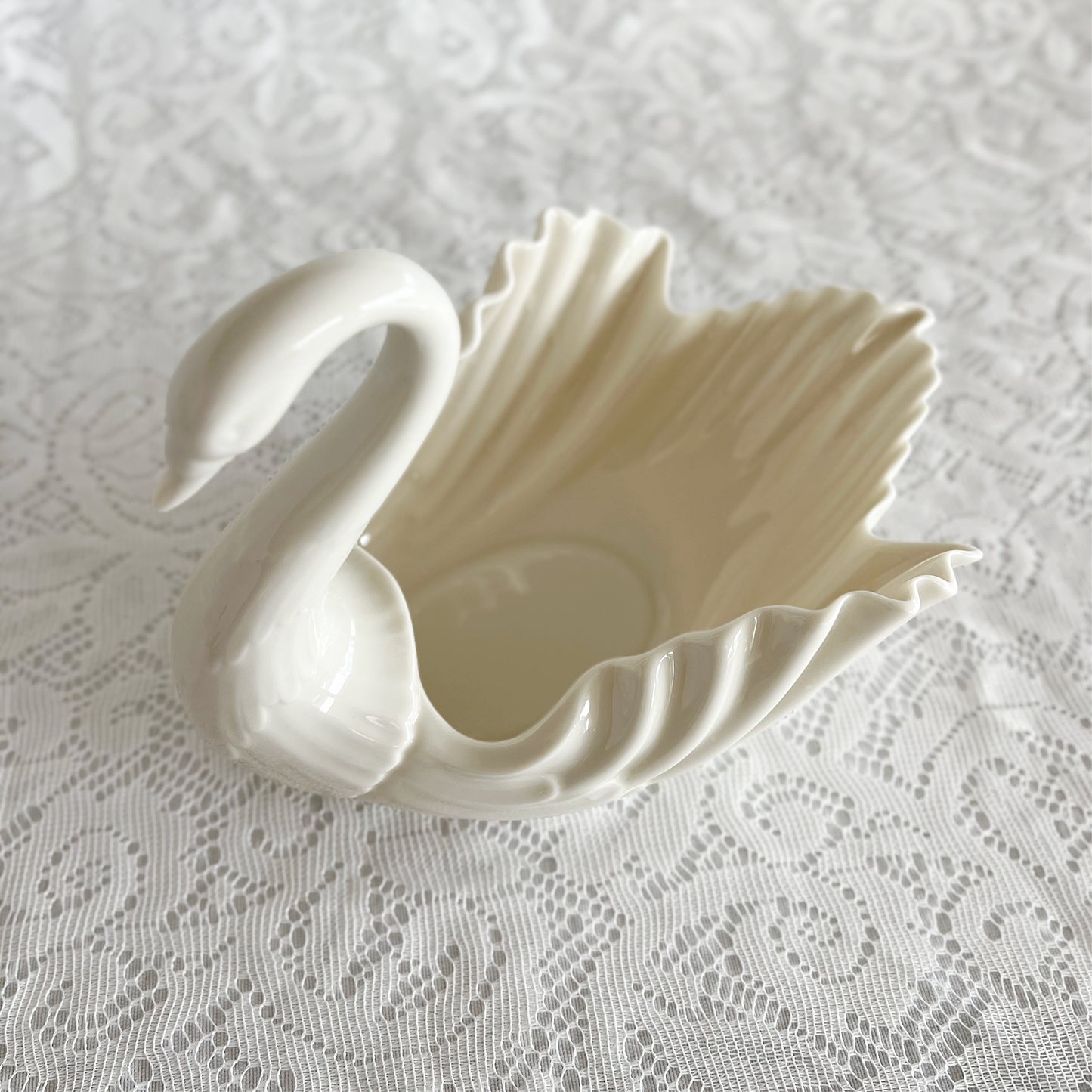 Vintage Large Lenox Swan Bowl