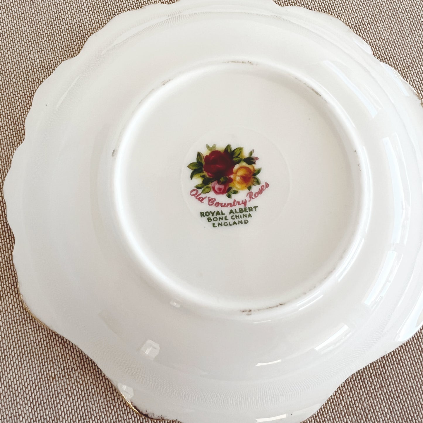 Vintage Royal Albert Old Country Roses Berry Bowl