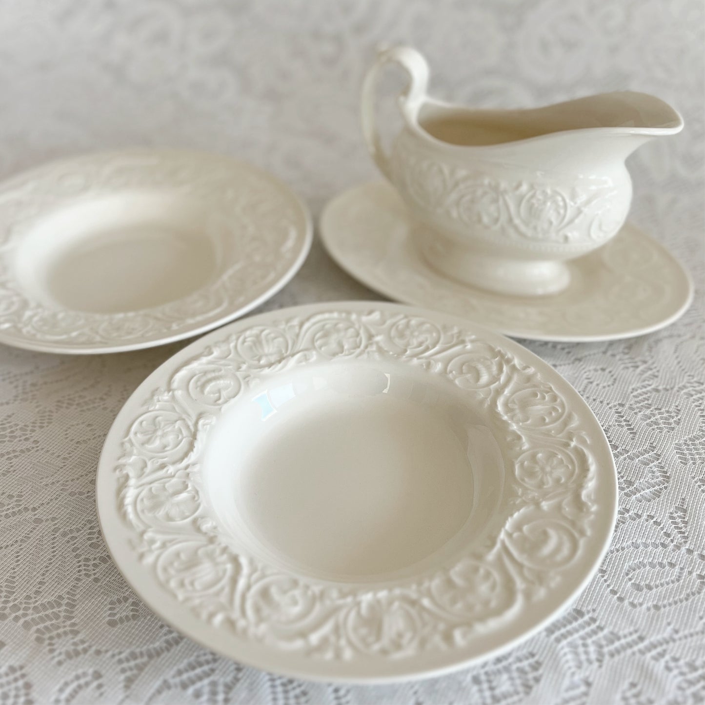 Wedgwood Patrician Large Rim Soup Bowls, sold individually
