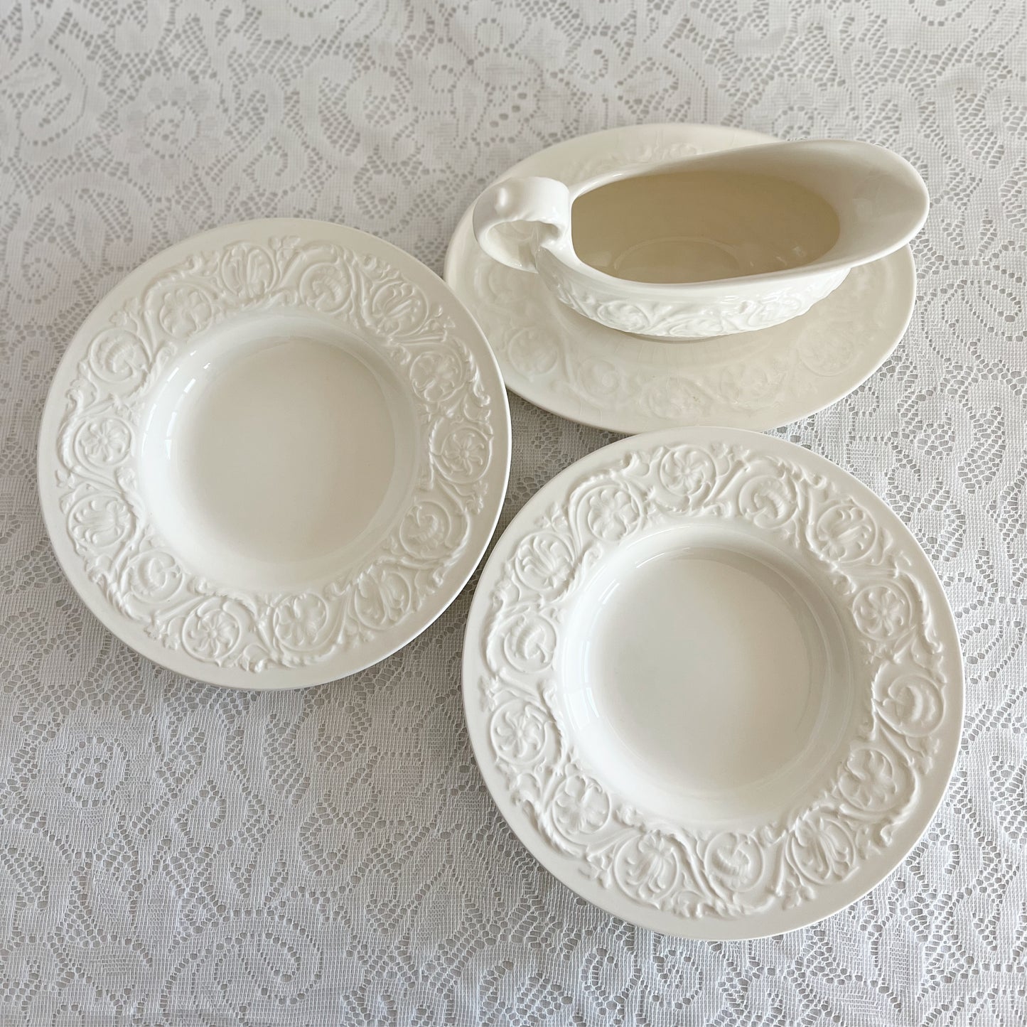 Wedgwood Patrician Large Rim Soup Bowls, sold individually