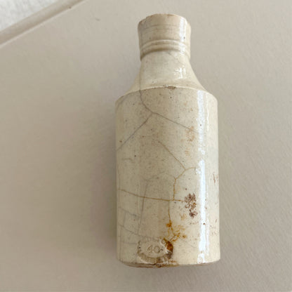 English antique Victorian stoneware bottles, set of 3