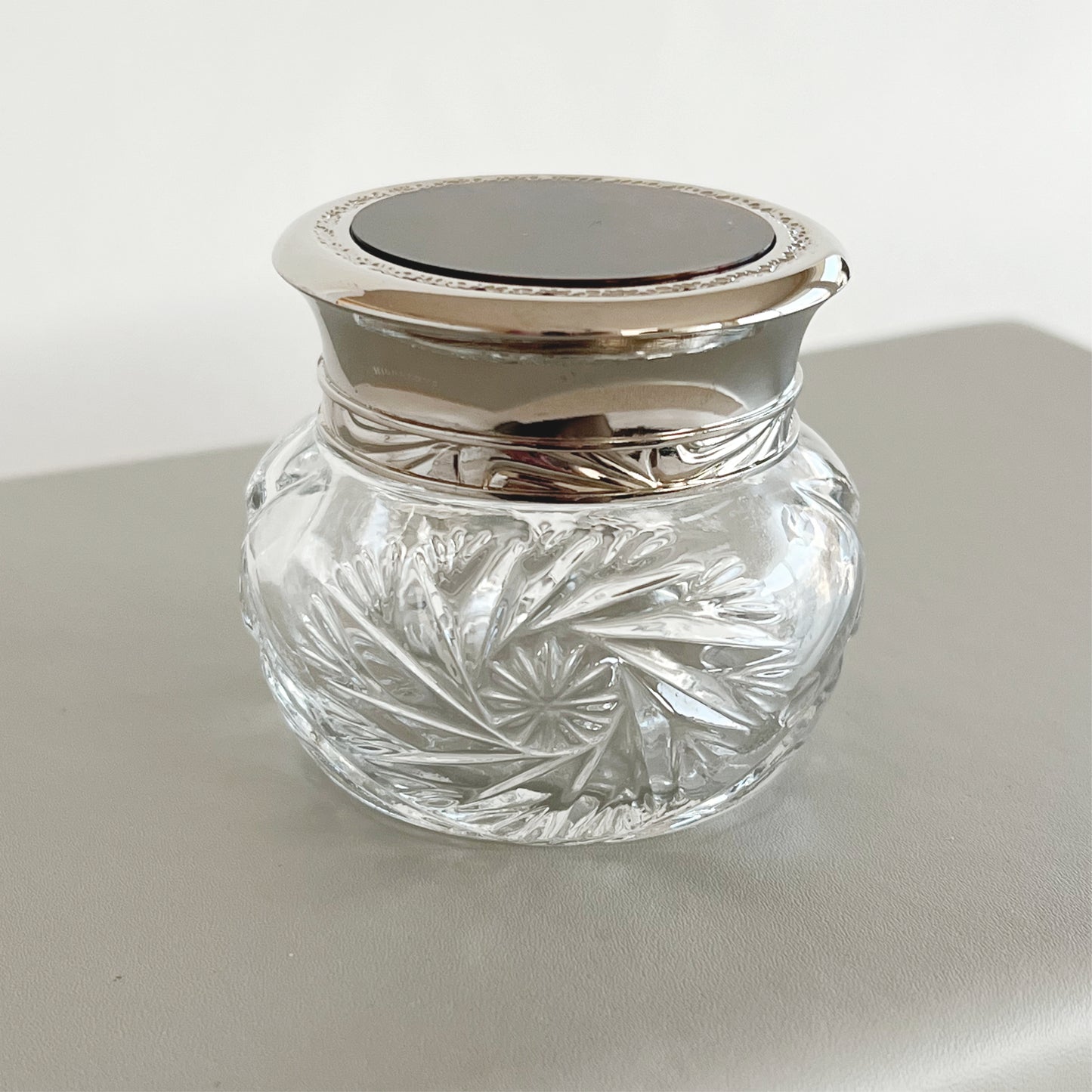 Decorative Ralph Lauren Safari Glass Jar with Lid