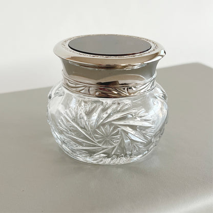 Decorative Ralph Lauren Safari Glass Jar with Lid