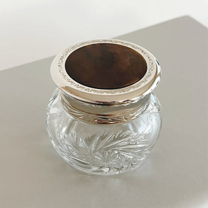 Decorative Ralph Lauren Safari Glass Jar with Lid