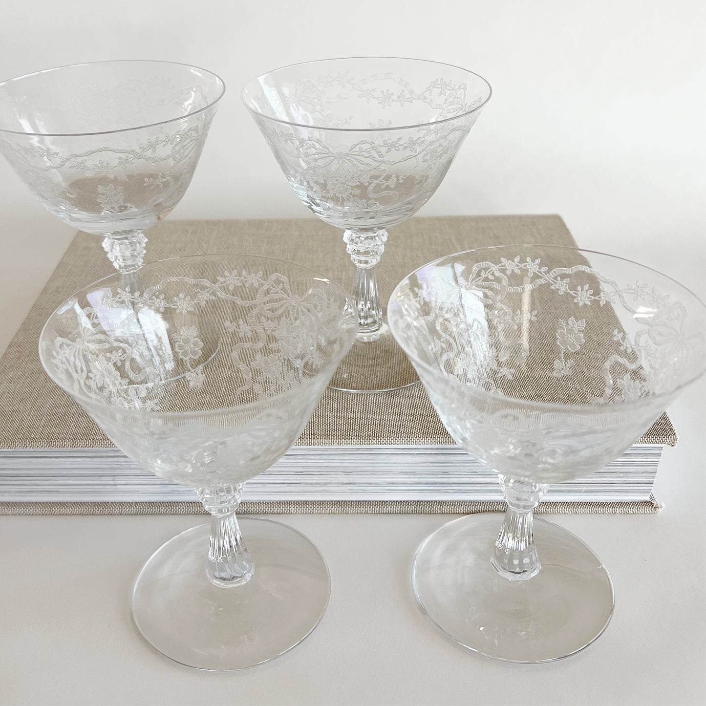 Vintage Fostoria Romance Low Sherbet Glass, sold individually