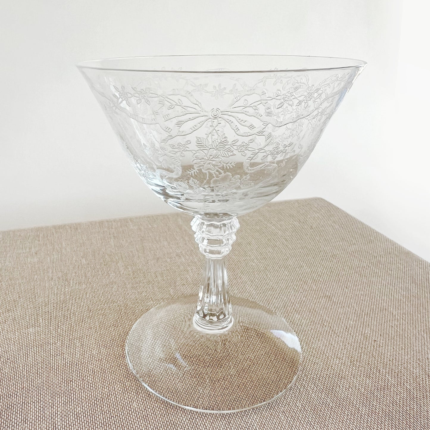 Vintage Fostoria Romance Low Sherbet Glass, sold individually