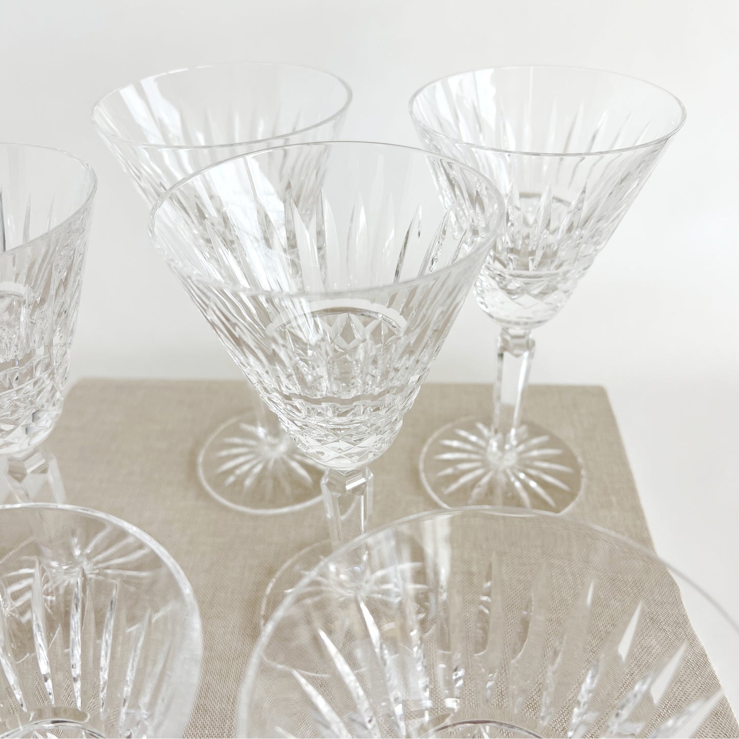 Vintage Waterford Crystal Maeve Claret Wine Glasses, sold individually