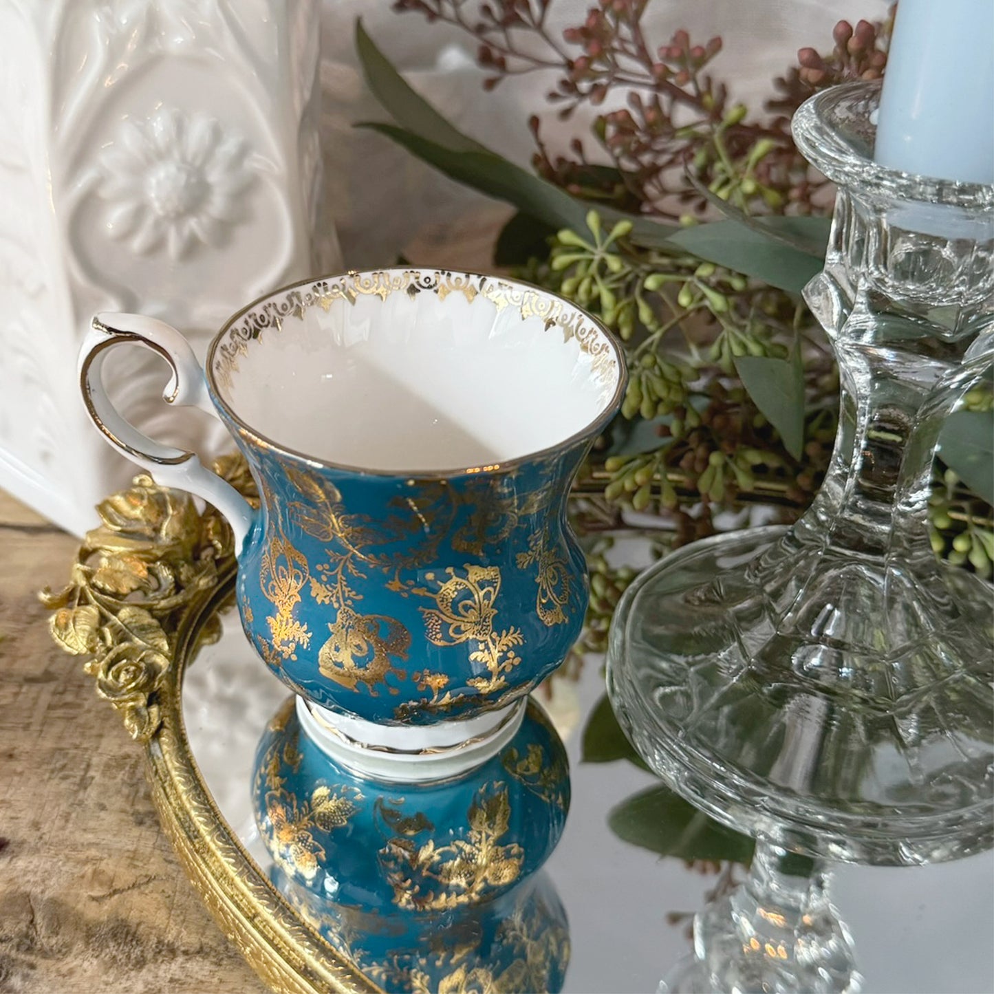 Vintage Elizabethan Bone China Petite Footed Cup