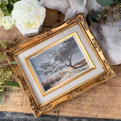 "Windswept" Print By Arthur McWhorter in Gold Frame